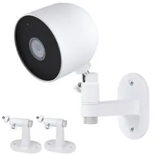 2Pack Adjustable Security Wall Mount Bracket for Google Nest Cam Outdoor or I...
