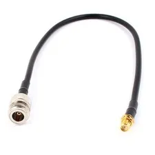 N Female to RP-SMA Female Adapter Connector Pigtail RG58 Coaxial Cable 40cm