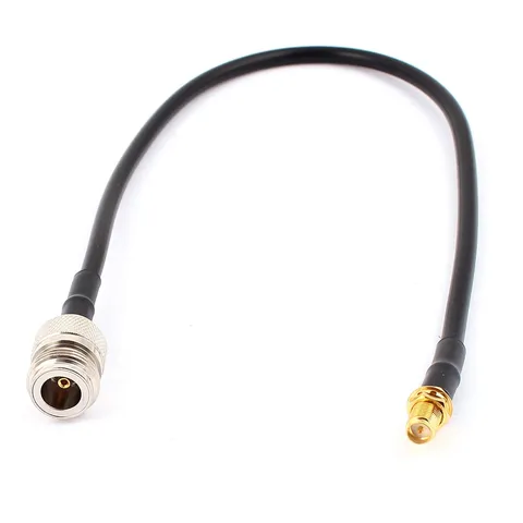 N Female to RP-SMA Female Adapter Connector Pigtail RG58 Coaxial Cable 40cm
