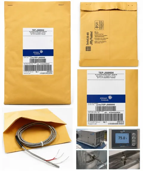 Johnson Controls TEP-J000000 Platinum Temp Sensor 100 OHM ERD1810