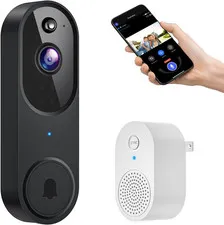 Gridtera Smart Video Doorbell Camera Wireless, AI Human Detection and Instant Al