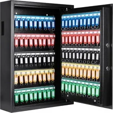 Digital Electronic Keypad Wall Mount Key Safe Cabinet with Adjustable Shelves