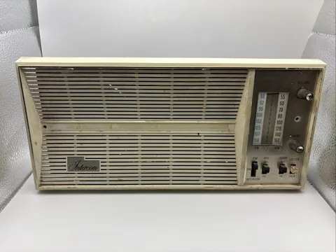 Vintage 70's Wall Intercom Radio Unit