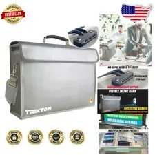 Fireproof Document Bag XXL 17.5" - Water Resistant, TSA Lock, A3 Files