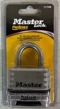 MASTERLOCK MSL1174D Padlock, ProSeries Set Your Own Combination Lock NEW