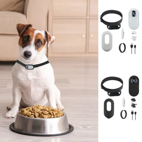 With Video Records Cat Camera Collar No WiFi Needed Pet Sport Action Camera