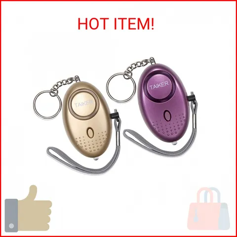 Personal Alarm for Women 140DB Emergency Self-Defense Security Alarm Keychain wi