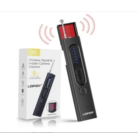 X13 Professional Black Portable Wireless Signal & Hidden Camera Detector/Antenna