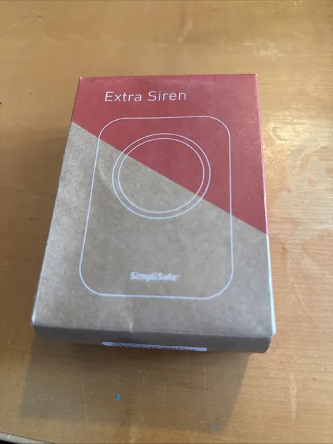 SimpliSafe Extra Siren 105dB ( WS3 ) - Indoor / Outdoor Ships Free NEW in Box