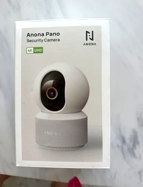 Anona Pano 4K UHD Wireless IP/Network Indoor Security Camera HM1010, White