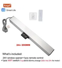 400mm 300MM 200MM Automatic Window Opener Window Actuator Tuya Wifi Smart Home