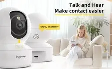 BoyKeep 3MP WiFi Indoor Baby Monitor Camera, 24/7 Tracking & HD Quality