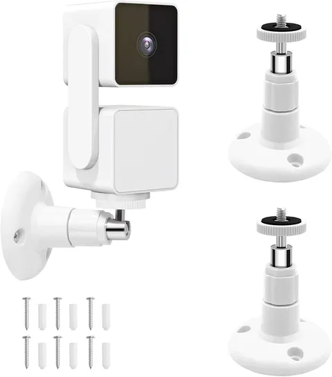 2 Pack Wall Mount Compatible with Wyze Cam Pan V3, Indoor and Outdoor Security M