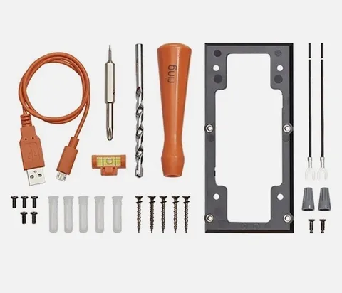 Ring Video Doorbell 2 Installation Kit Spare Parts, Complete