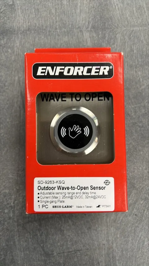 SECO-LARM ENFORCER SD-9263-KSQ Outdoor Wave-to-Open Sensor – New Open Box