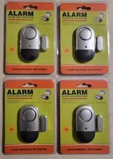Alarm Door And Window Magnetic Sensor Triggered 125dB Alarm x 4