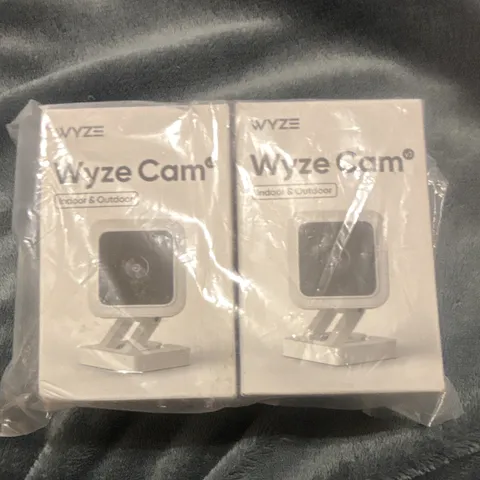 Wyze Cam v3 2-Pack 1080p Wi-Fi Indoor/Outdoor Cams Night Vision White