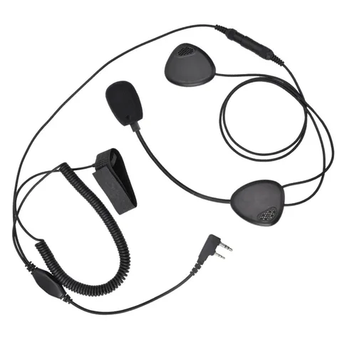K Head Radio Walkie Talkie Motorcycle Waterproof PTT Helmet Headset