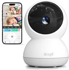 3K HD Indoor Security Camera, 360° Pan/Tilt, 2-Way Audio, Pet & Baby Monitor