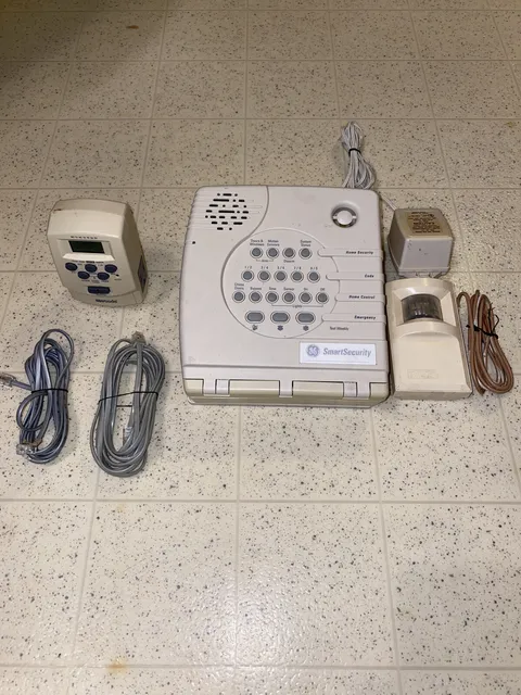 CORDED PHONE ALARM SYSTEM KEYPAD PIN NUMBER CODE HOUSE OFFICE SECURITY SYSTEM
