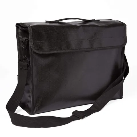 Cosmo Fireproof Document Bags Large Fireproof Bag for Cash w/Shoulder Strap W...