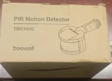 Treewell PIR Motion Detector TMD180C, Wired Indoor Motion Sensor, Beige