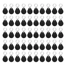 50 Pcs 13.56MHz UID Writable Rewritable Key Fobs, Clone IC Key Fob Tags Blank...