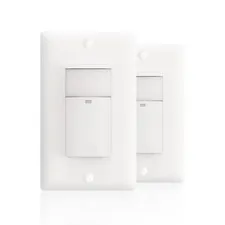 Single Pole Occupancy Motion Sensor Light Switch, PIR Infrared Motion Activat...