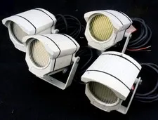 4X Bosch Dewert Extreme CCTV UF100 Infrared Illuminator Security Night 12.5VAC