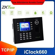 ZKTeco iClock660 Fingerprint Time Attendance Terminal 3.5 Inch Screen Time Clock