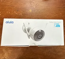 Alula RE701 1080p Wi-Fi IP Outdoor Bullet Camera Night Vision 2-Way Siren White