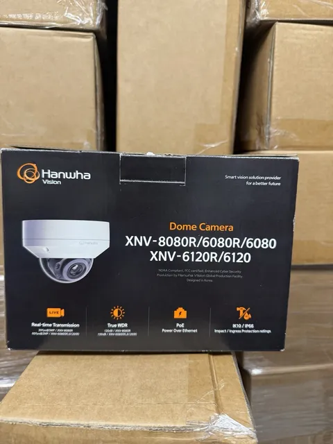 Hanwha Techwin 1080P Outdoor Vandal Resistant Dome Camera, XNV-L6080R