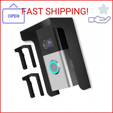 2 Pack Doorbell Cover,Doorbell Cover Weatherproof,Metal Doorbell Cover Plate,Com
