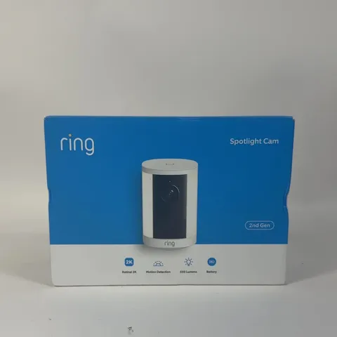 New Ring Spotlight Cam 2nd Gen Outdoor Smart IP Security Camera 5CFYA3