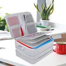 Taller Fireproof Waterproof Document Storage Bag to Protect  Documents Safe