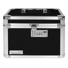 Vaultz Combo Lock Storage Box, Medium Density Fiberboard, 10” x 7.25” x 7.75”