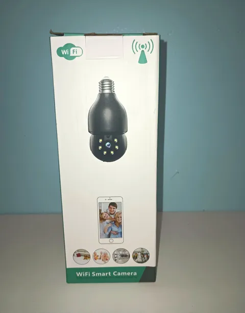 Bulb Security Camera FHD PTZ 2-Way Audio WiFi Cloud Storage Black T-CP8053LF-W3M