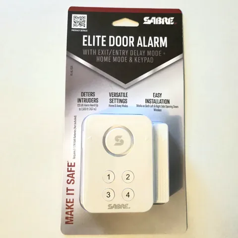 SABRE Elite Door Alarm With Exit/Entry Delay Mode + Home Mode & Keypad