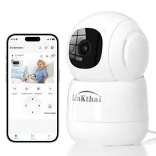 Camera for Home Security, 2K Pet Camera with Speaker,Indoor Camera Wireless w...