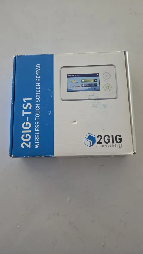 2Gig 2GIG-TS1-E Wireless Touch Screen Keypad New Open Box 2GIG-TS1