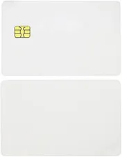 10 Pack SLE 4442 Chip Cards, Blank Smart Intelligent Card Contact IC Card, ISO 7