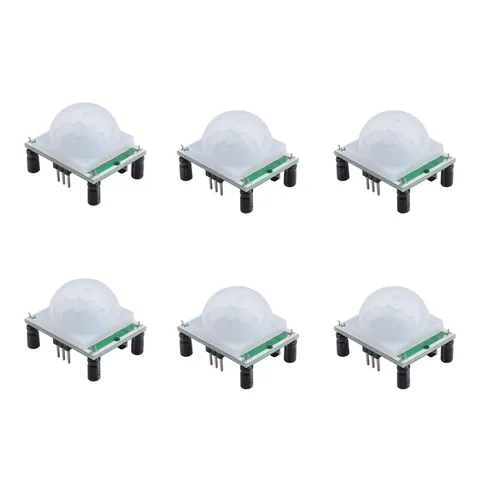 6 PCS HCSR501 PIR Infrared Sensor Human Motion Module Fits Arduino Raspberry