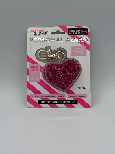 1 PIECE - SAFETY STUFF SUPER-CUTE PERSONAL ALARM NEW IN PACKAGE