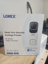 Lorex 4K Fusion Wired 32 GB Video Doorbell Camera