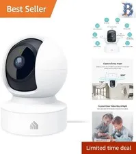 Smart Kasa 2K+ Security Camera: Real-Time Motion Alerts & Voice Control Enabled