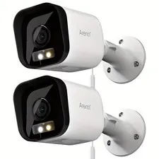 Arenti 4MP QHD Outdoor/Indoor Security Wired Camera with Color Night Vision, Wat
