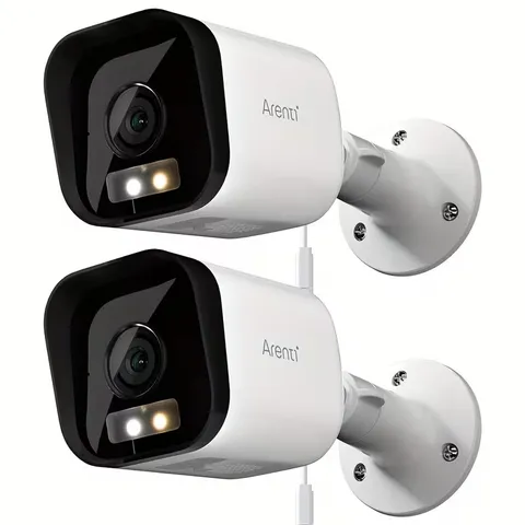 Arenti 4MP QHD Outdoor/Indoor Security Wired Camera with Color Night Vision, Wat