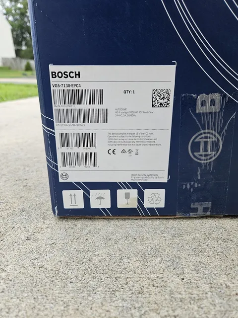 BOSCH VG5-7130-EPC4 AutoDome IP Starlight 7000 HD Camera 30X NEW-OPEN BOX
