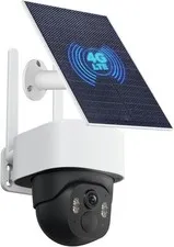 4G LTE Cellular Solar Security Camera Wireless Outdoor, No WiFi Solar Powered Ca