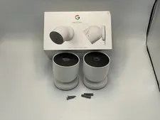 Google Nest Cam Outdoor or Indoor, Battery - 2nd Generation - 2 Count (Pack of 1
